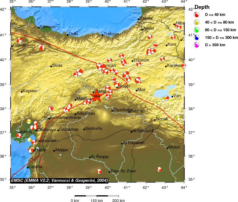 Regional moment Tensor