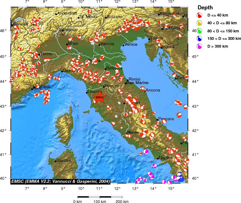 Regional moment Tensor