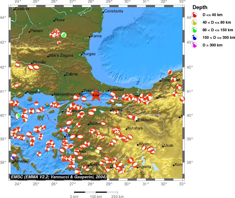 Regional moment Tensor