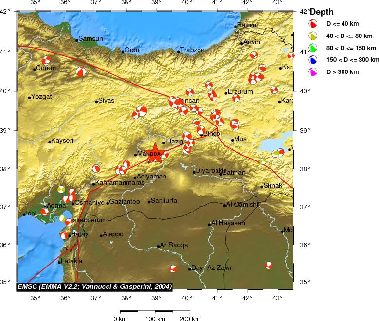Regional moment Tensor