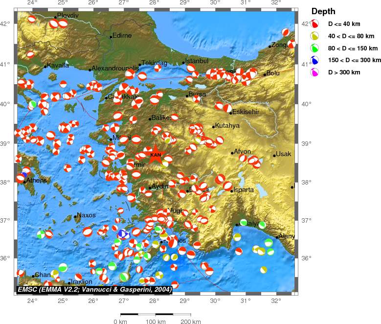 Regional moment Tensor