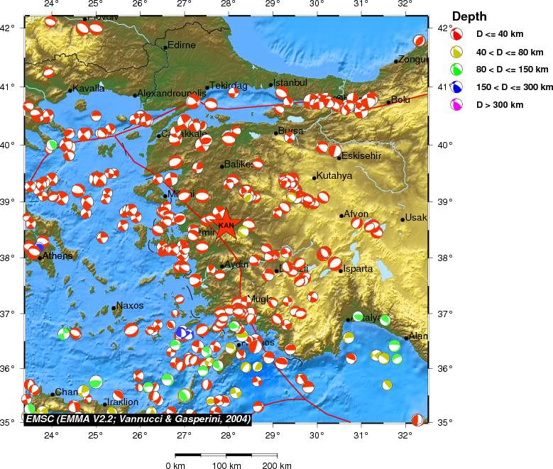 Regional moment Tensor