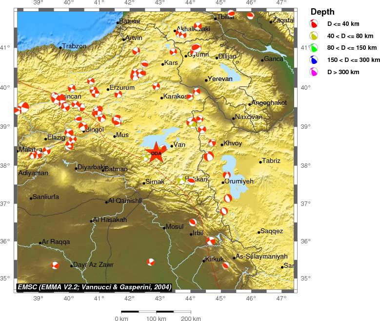Regional moment Tensor
