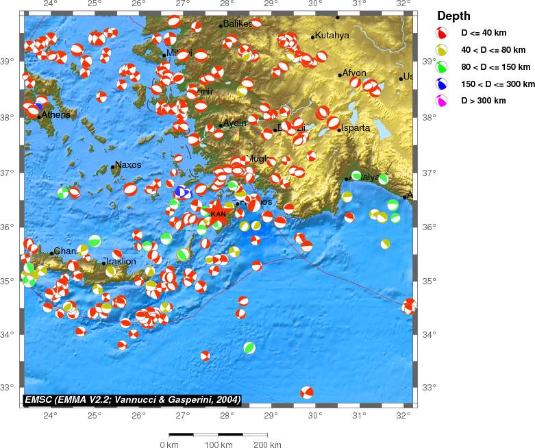 Regional moment Tensor