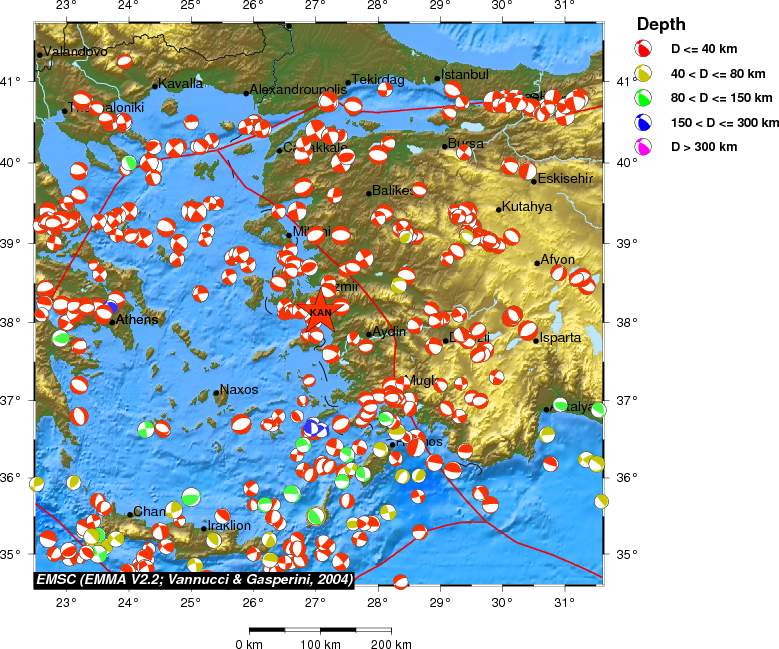 Regional moment Tensor