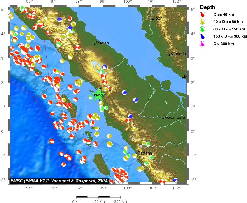 Regional moment Tensor