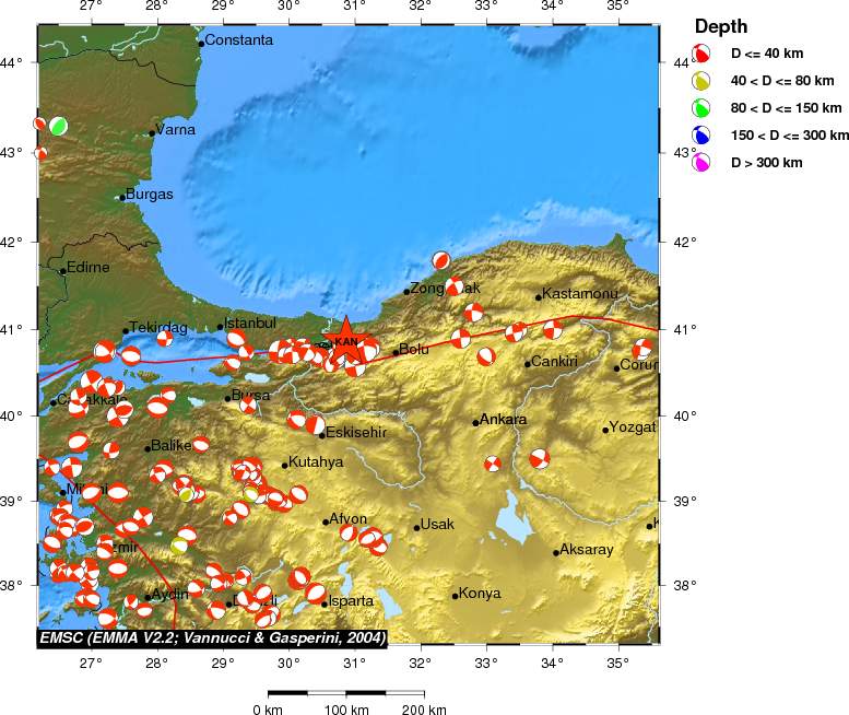 Regional moment Tensor