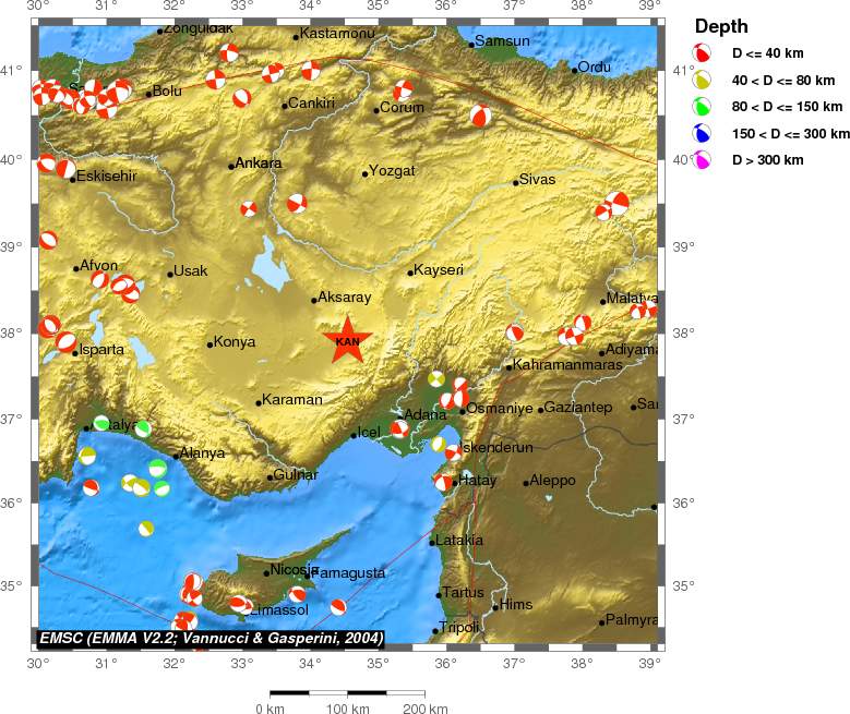 Regional moment Tensor