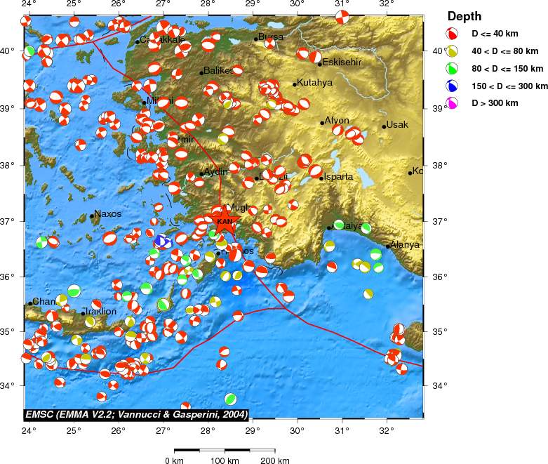 Regional moment Tensor