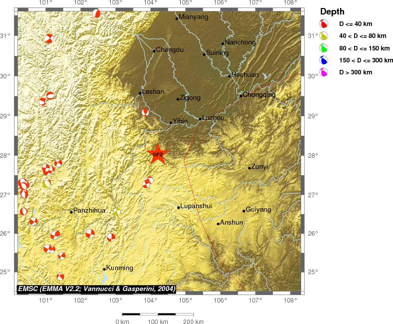 Regional moment Tensor