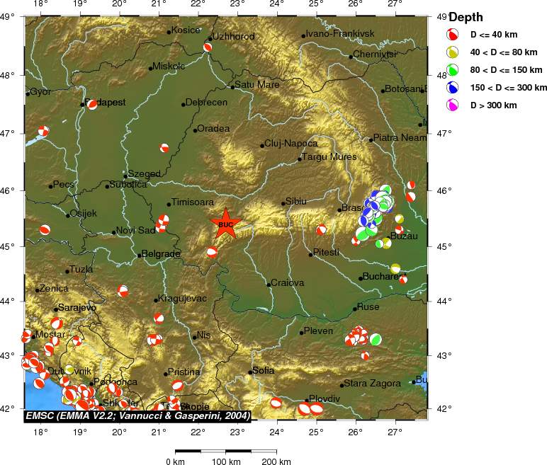 Regional moment Tensor