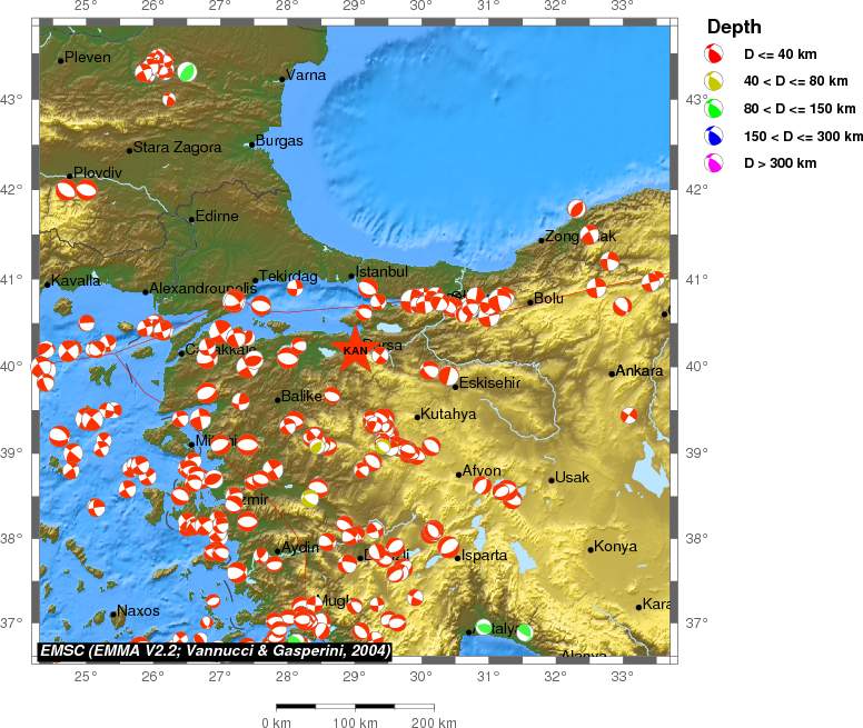 Regional moment Tensor