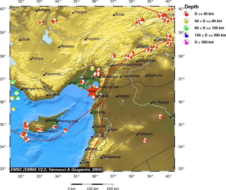 Regional moment Tensor
