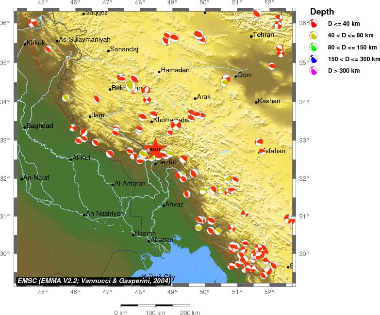 Regional moment Tensor