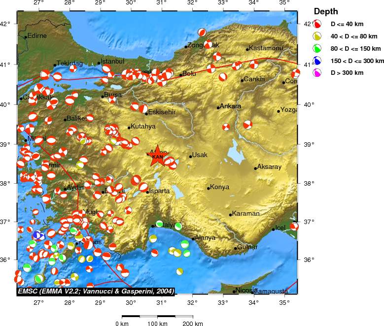 Regional moment Tensor
