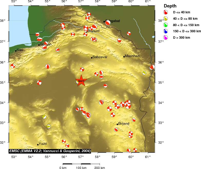 Regional moment Tensor