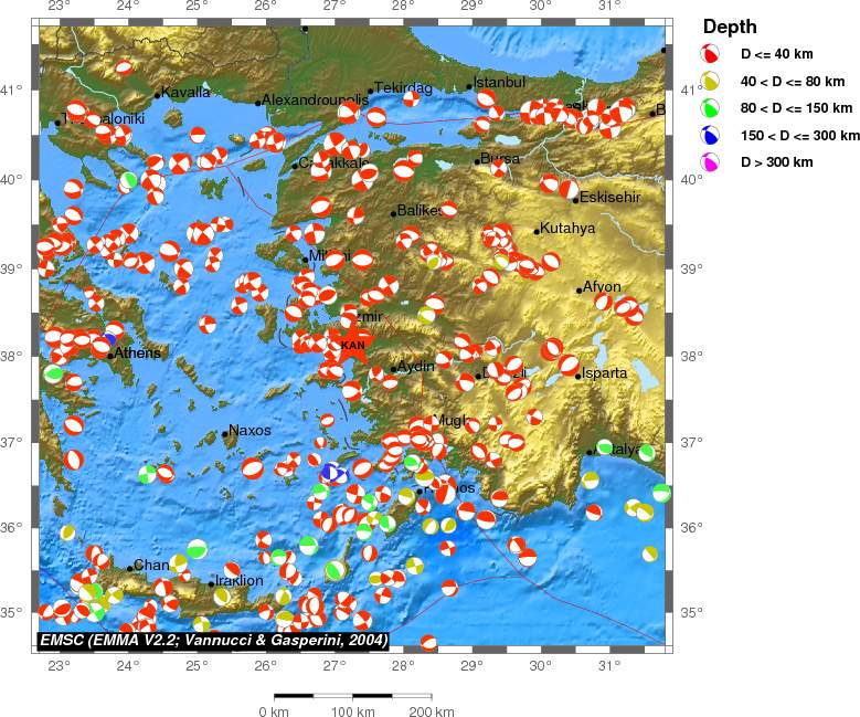 Regional moment Tensor