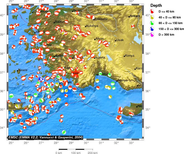 Regional moment Tensor