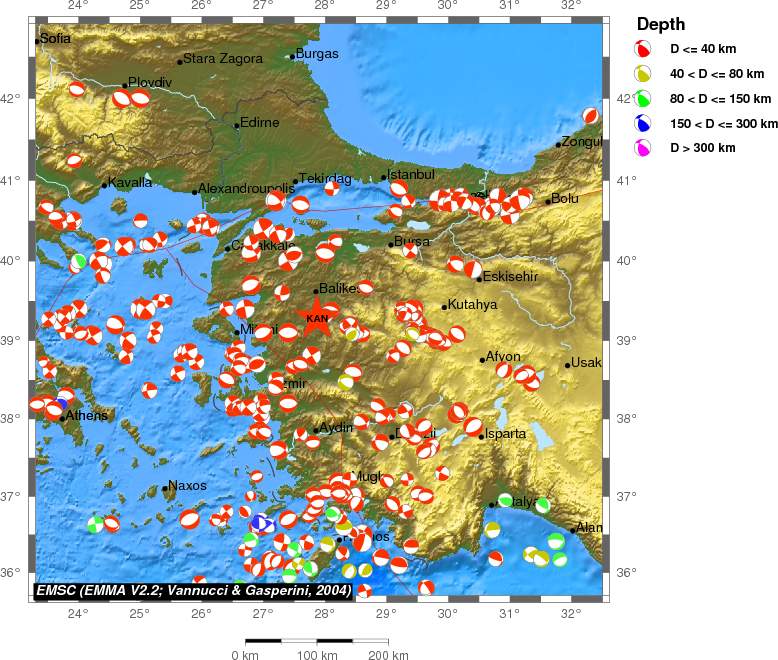 Regional moment Tensor
