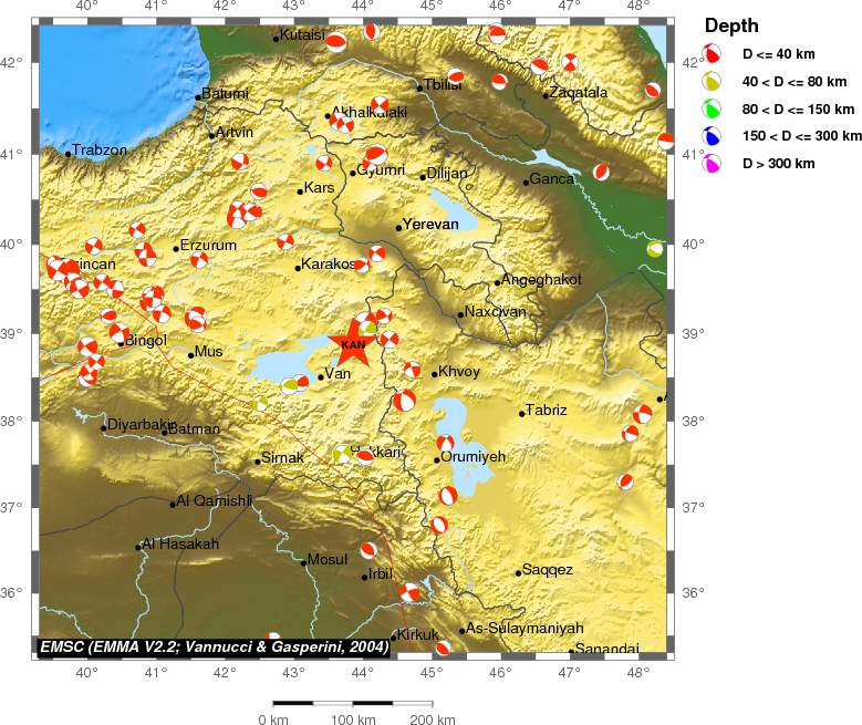 Regional moment Tensor