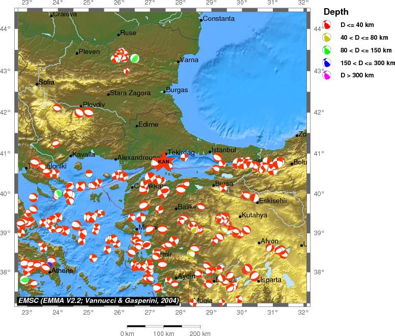 Regional moment Tensor