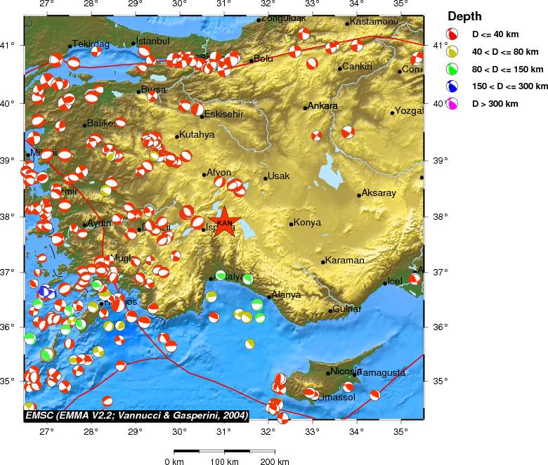 Regional moment Tensor