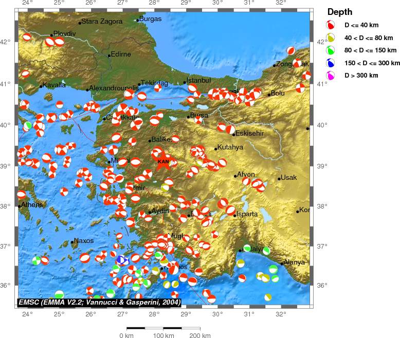 Regional moment Tensor