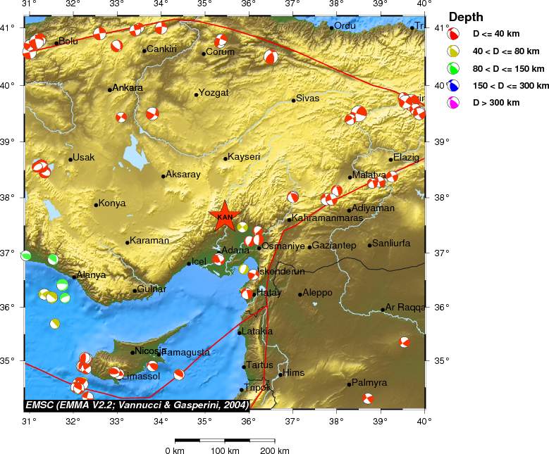 Regional moment Tensor