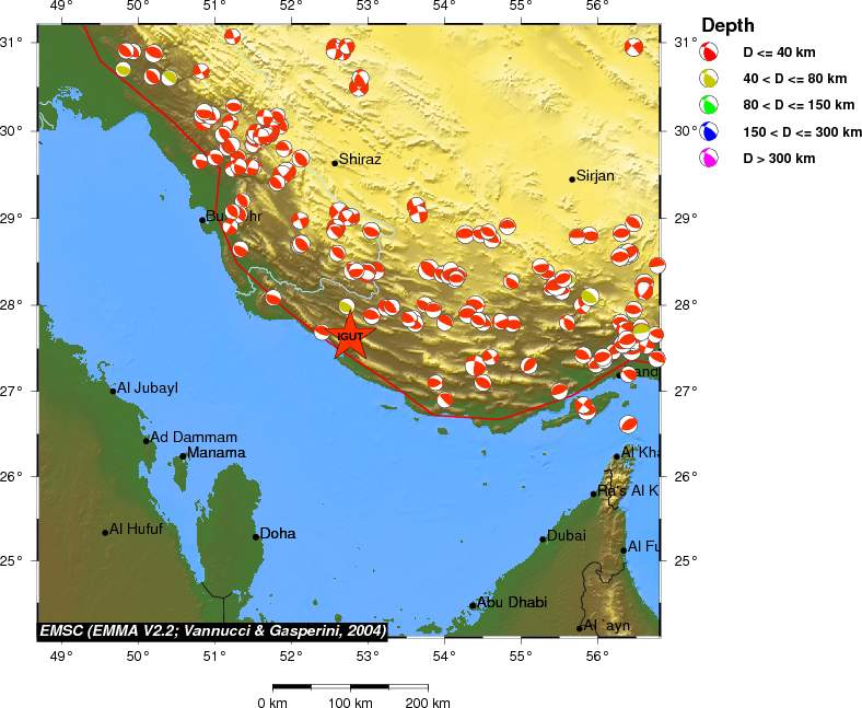 Regional moment Tensor