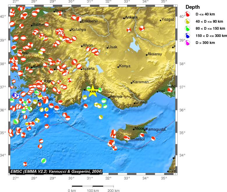 Regional moment Tensor