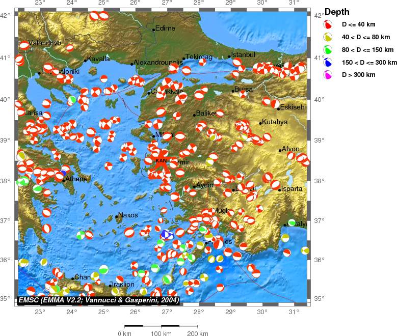 Regional moment Tensor