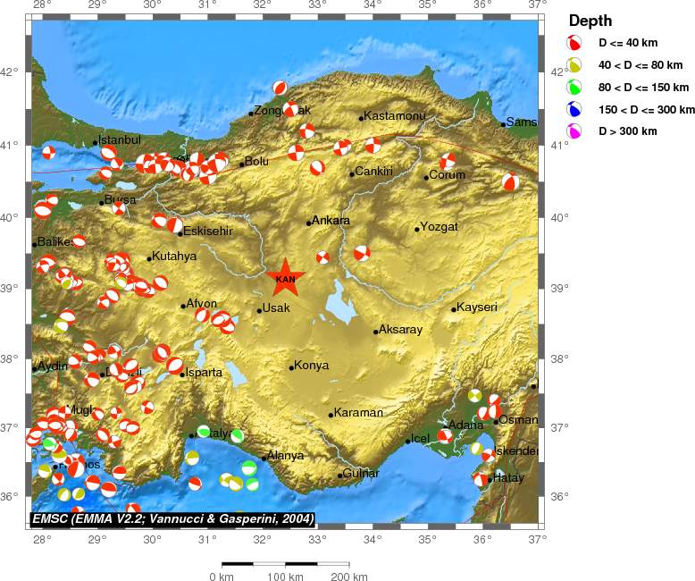 Regional moment Tensor