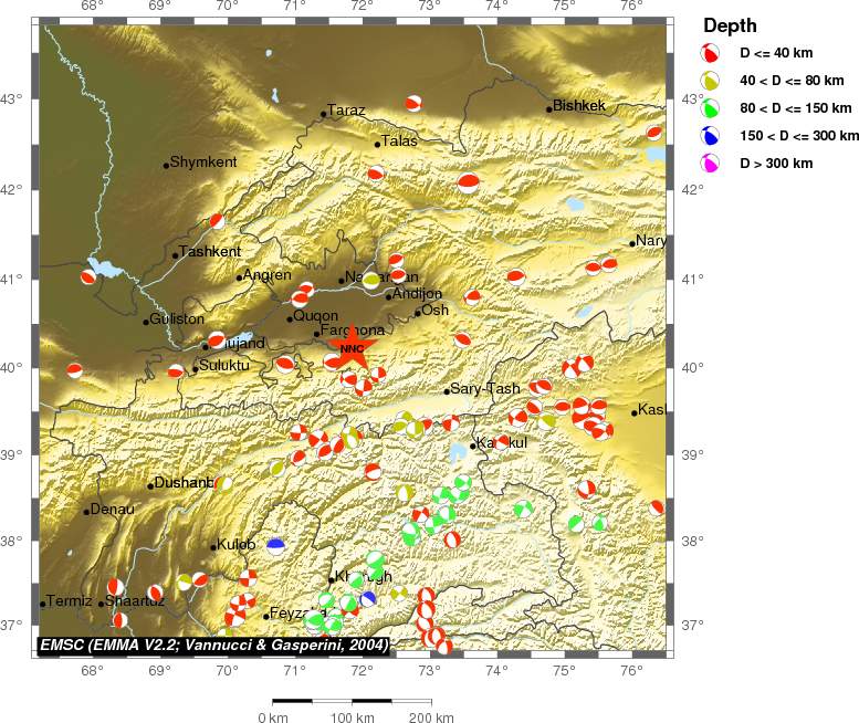 Regional moment Tensor