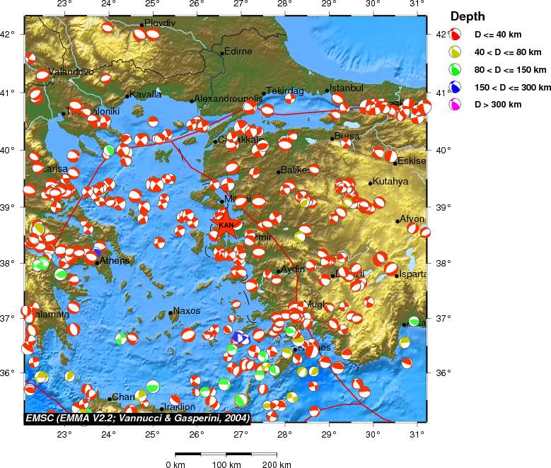 Regional moment Tensor