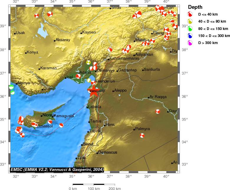 Regional moment Tensor
