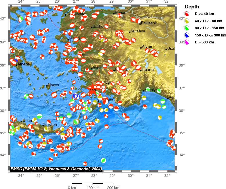 Regional moment Tensor
