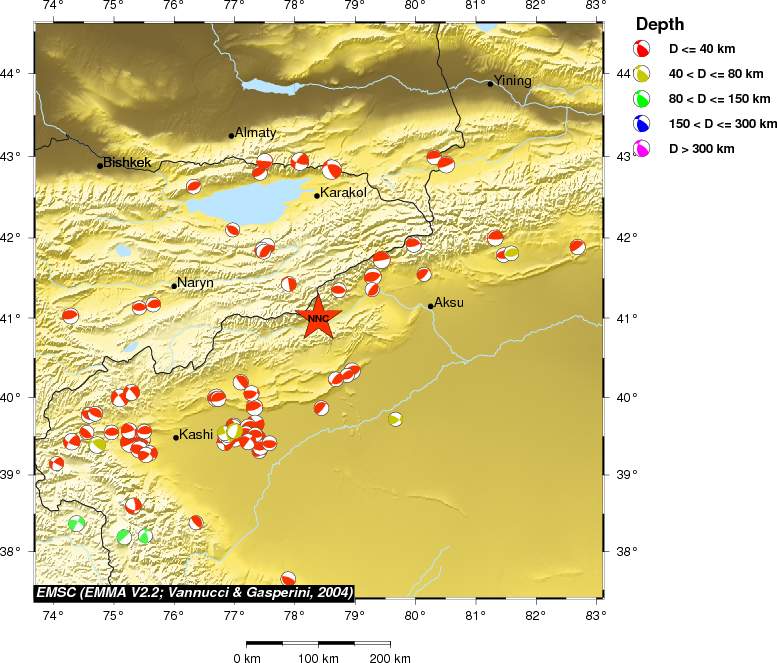 Regional moment Tensor