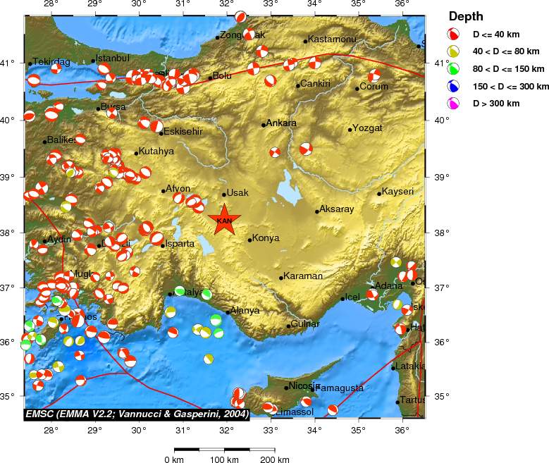 Regional moment Tensor
