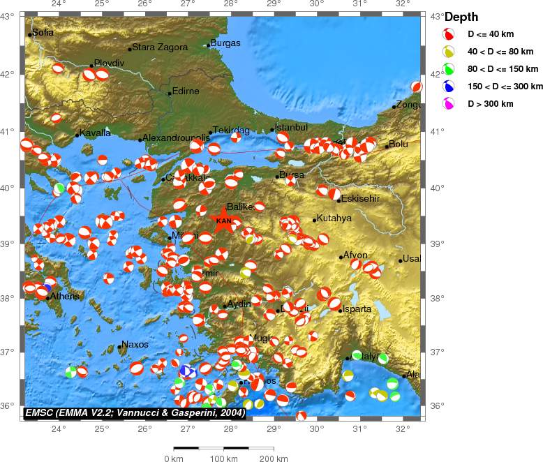 Regional moment Tensor