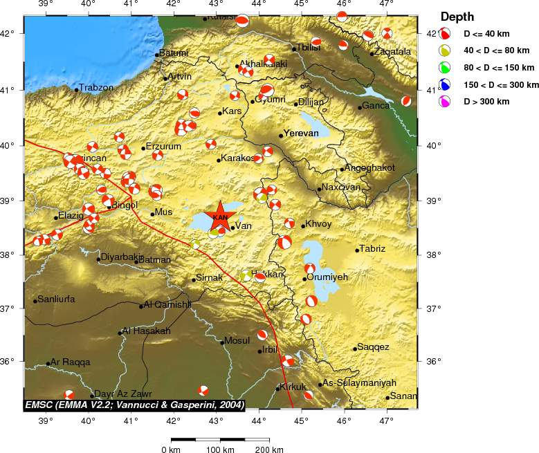 Regional moment Tensor