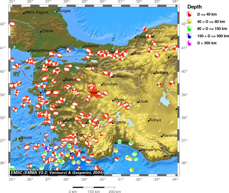 Regional moment Tensor