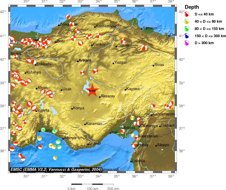 Regional moment Tensor