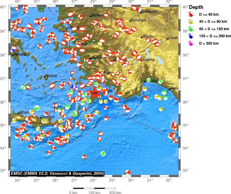 Regional moment Tensor