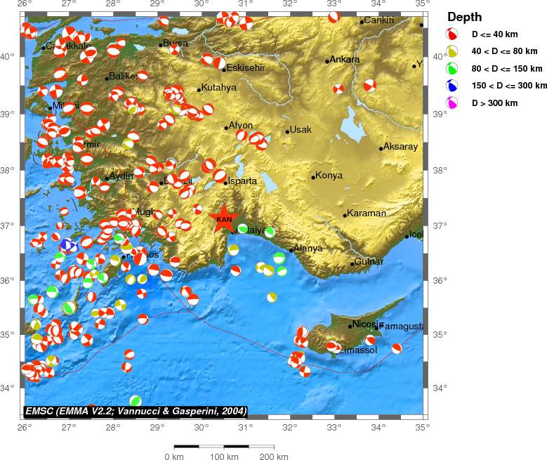 Regional moment Tensor