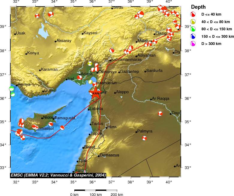 Regional moment Tensor