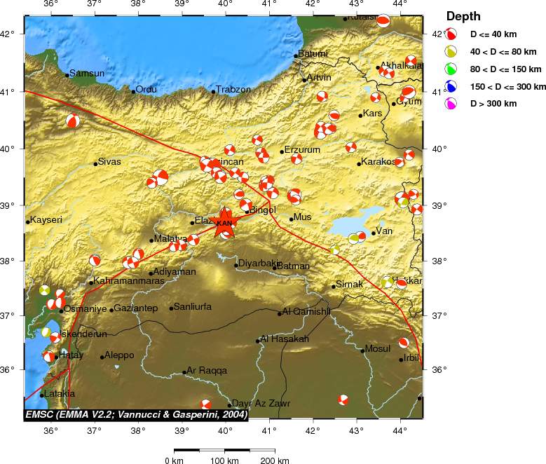 Regional moment Tensor