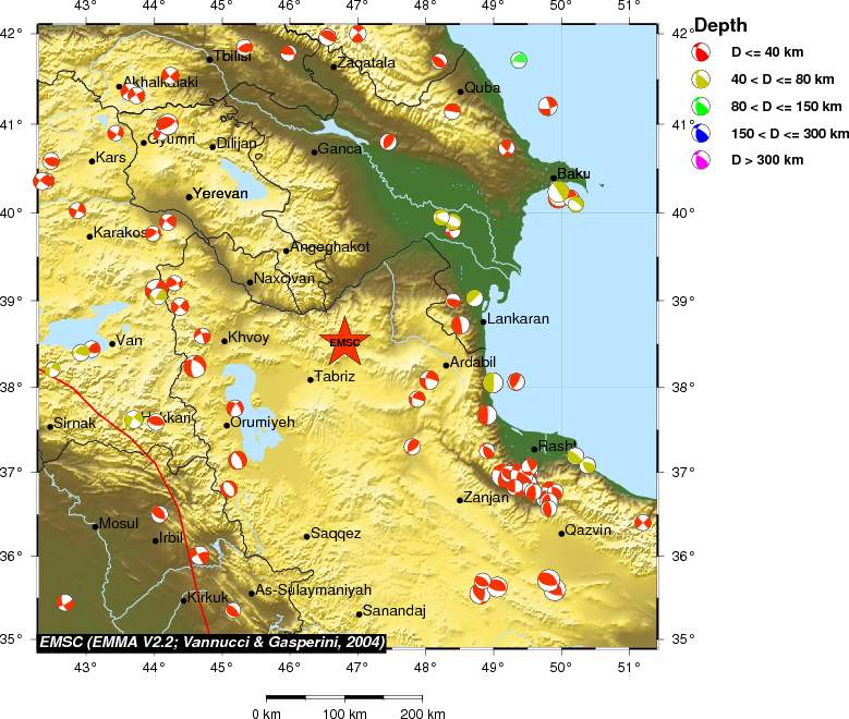 Regional moment Tensor