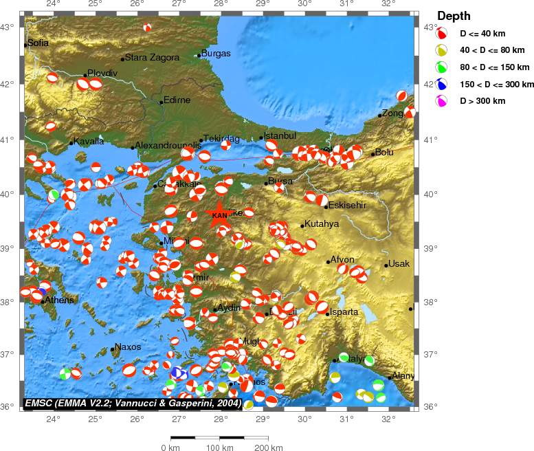 Regional moment Tensor