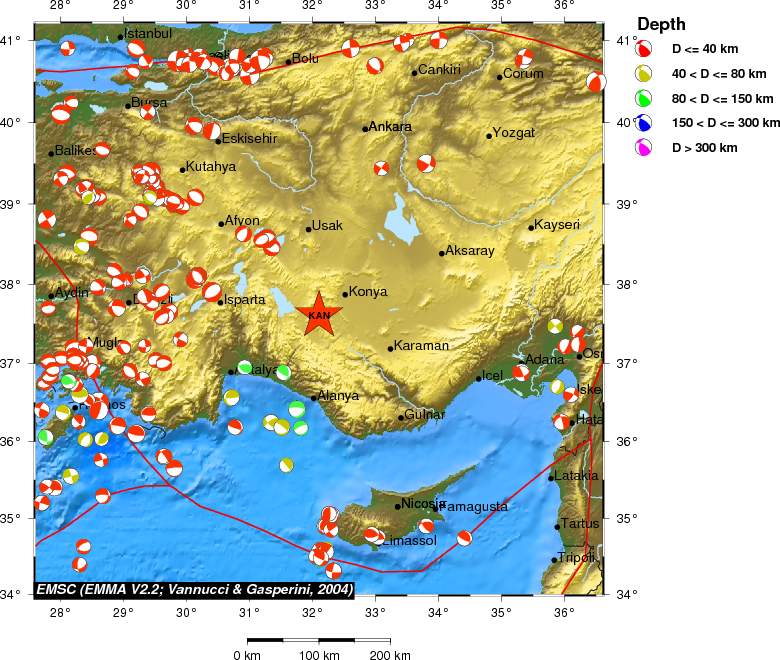 Regional moment Tensor