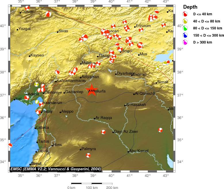 Regional moment Tensor